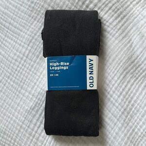 NWT! Old Navy Black High-Rise Leggings — 2X
